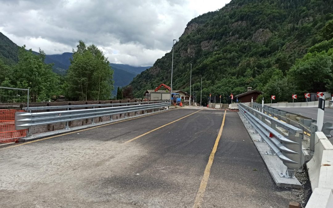 Aperto il nuovo ponte nel Comune di Issime