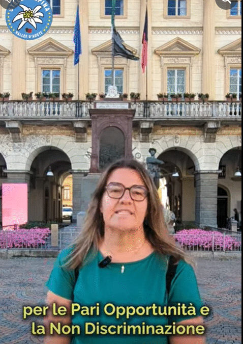 Monica Carradore consigliera comunale di Aosta